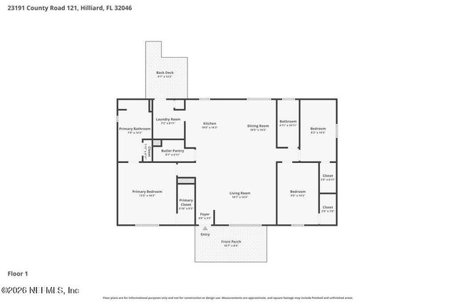 23191 COUNTY ROAD 121, Hilliard, FL 32046