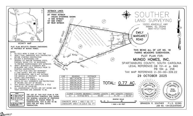 2058 Emily Margaret Road Lot 18, Chesnee, SC 29323