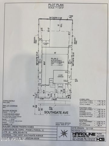 17541 W SOUTHGATE Avenue, Goodyear, AZ 85338