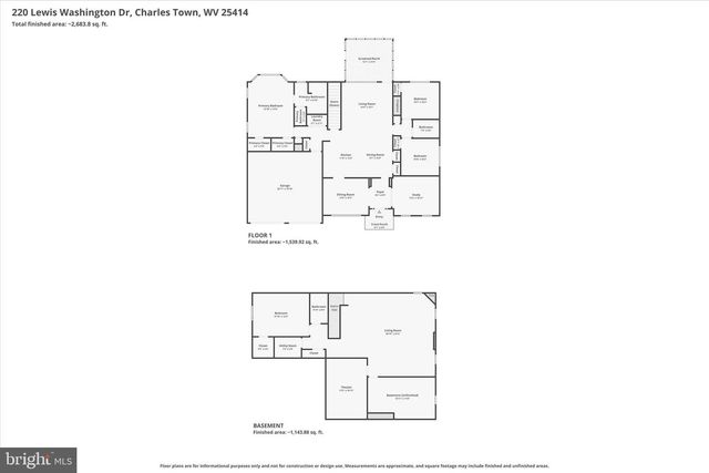 220 LEWIS WASHINGTON DR, Charles Town, WV 25414