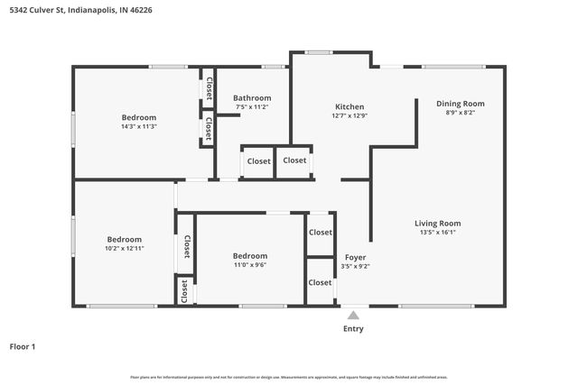 5342 Culver Street, Indianapolis, IN 46226