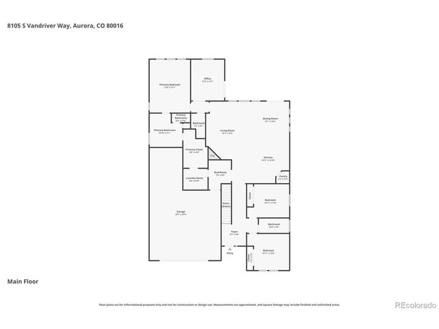 8105 S Vandriver Way, Aurora, CO 80016