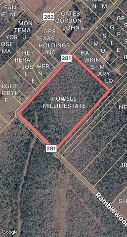 15563 Tax ID Ramblewood County Road 281 Road, Sargent, TX 77414