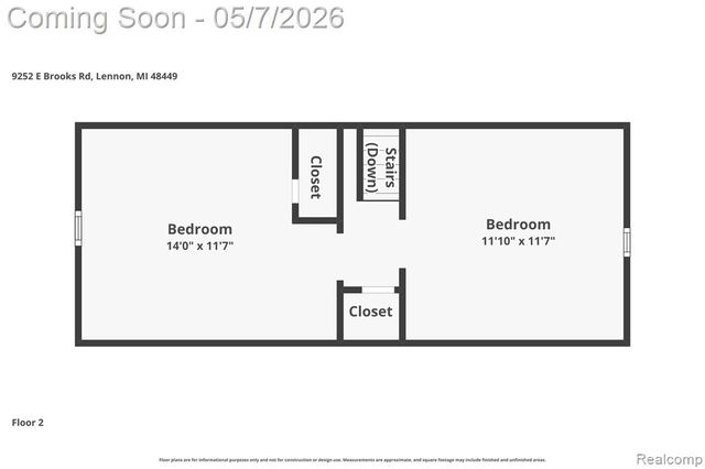 9252 E Brooks Road, Lennon, MI 48449