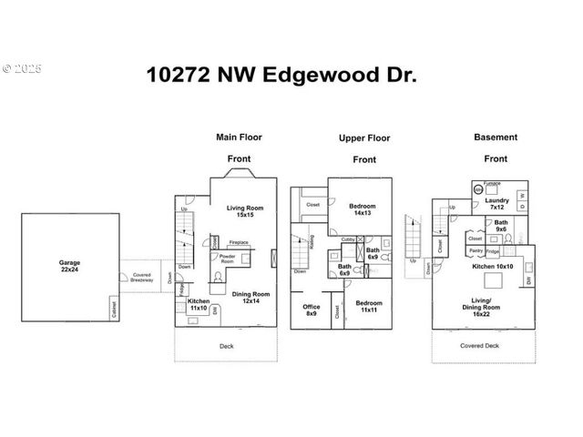 10272 Nw EDGEWOOD Dr, Portland, OR 97229