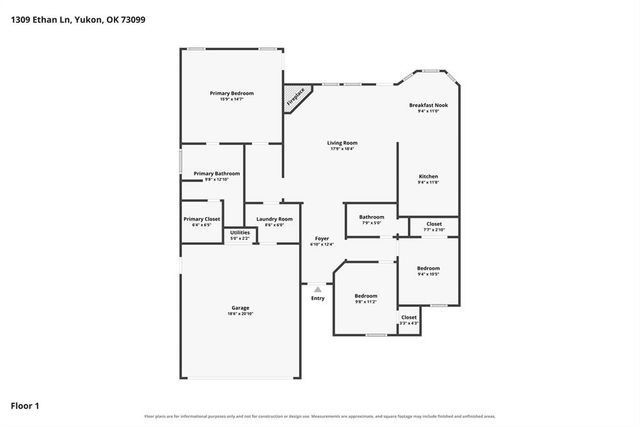 1309 Ethan Lane, Yukon, OK 73099