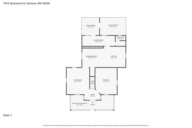 1512 Sycamore St, Kenova, WV 25530