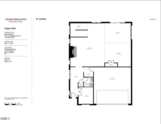 64 Shergold Drive, Pittsboro, NC 27312