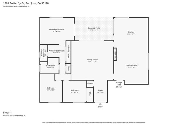 1268 Butterfly Drive, San Jose, CA 95120