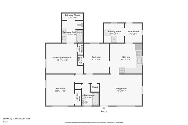 2809 Albany Lane, Charlotte, NC 28205