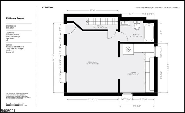 118 Lenox Ave, East Orange City, NJ 07018