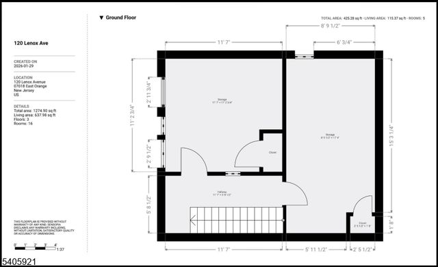 118 Lenox Ave, East Orange City, NJ 07018