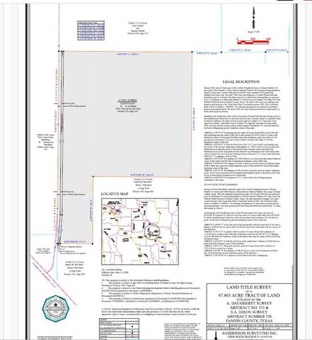 TBD Tract 1, 12Acres County 3060, Bonham, TX 75418