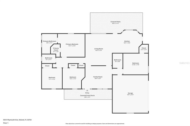 535 E PLYMOUTH AVENUE, Deland, FL 32724