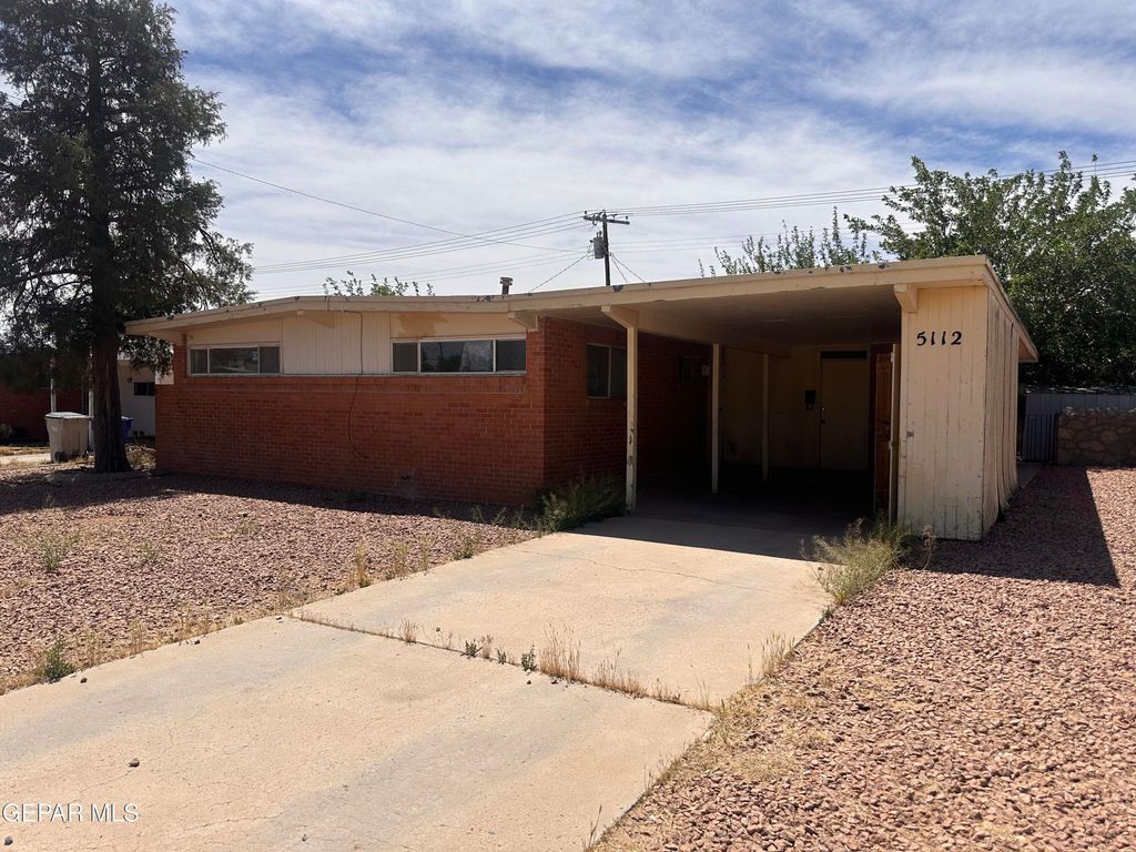 5112 JERRY Drive, El Paso, TX 79924