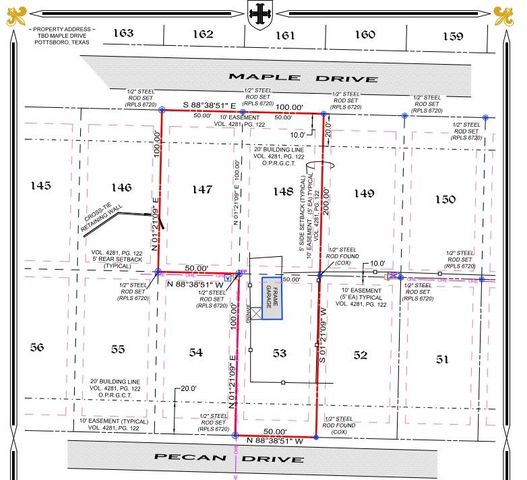 TBD Maple, Pottsboro, TX 75076