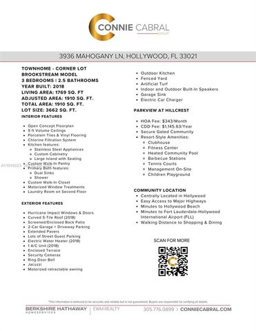 3936 Mahogany Ln, Hollywood, FL 33021