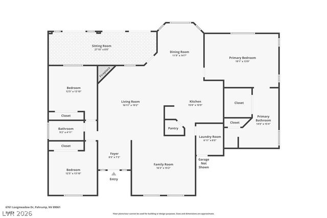 6761 Longmeadow Drive, Pahrump, NV 89061