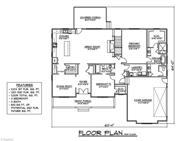 3107 Fairgrove Trace, Browns Summit, NC 27214