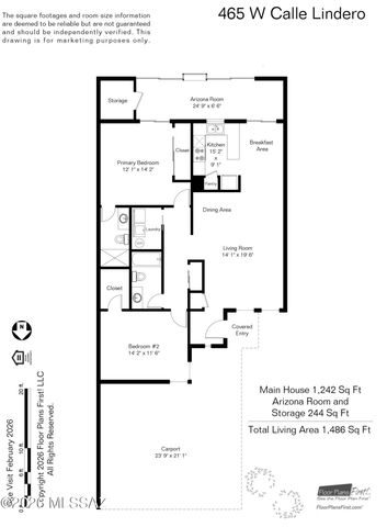 465 W Calle Lindero, Tucson, AZ 85704