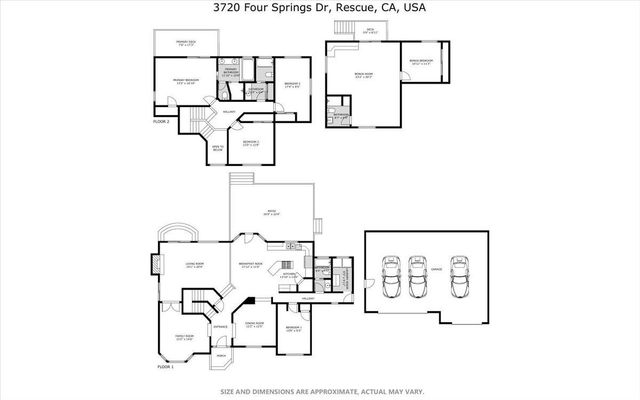3720 Four Springs Dr, Rescue, CA 95672