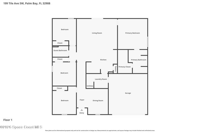 199 Tile Avenue SW, Palm Bay, FL 32908
