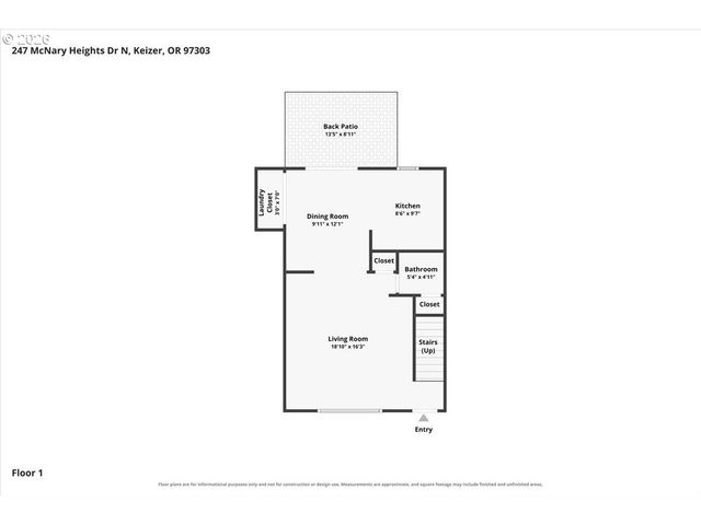 247 MCNARY HEIGHTS Dr N, Keizer, OR 97303