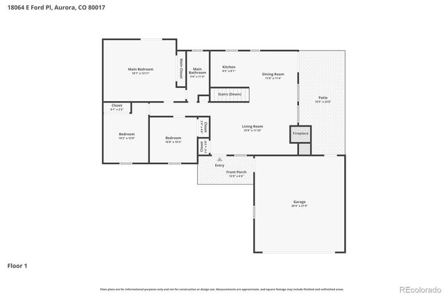 18064 E Ford Place, Aurora, CO 80017
