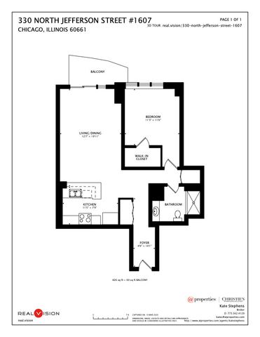 330 N JEFFERSON Street 1607, Chicago, IL 60661