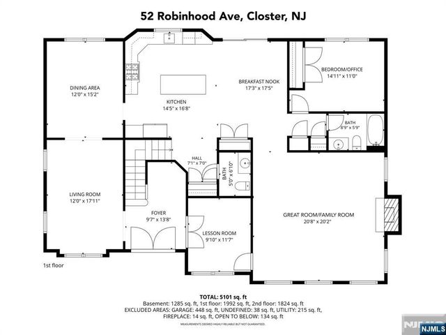 52 Robinhood Avenue, Closter, NJ 07624