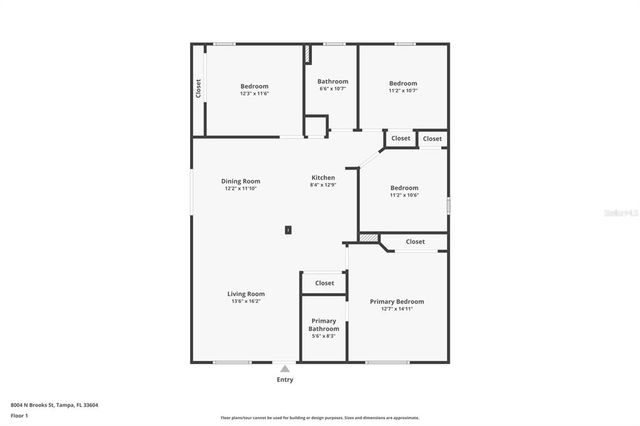 8004 N BROOKS STREET, Tampa, FL 33604