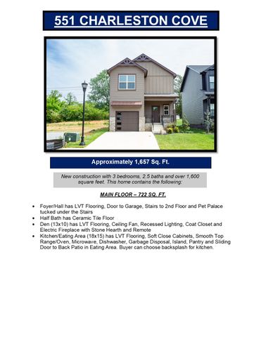 551 Charleston Cove Way, Clarksville, TN 37043