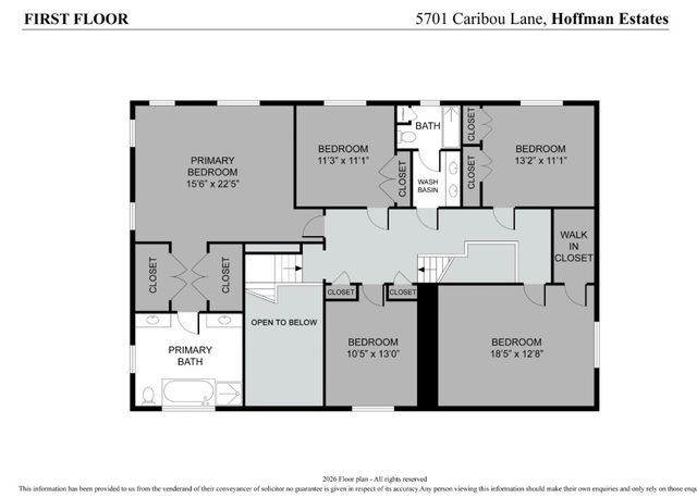 5701 CARIBOU Lane, Hoffman Estates, IL 60192