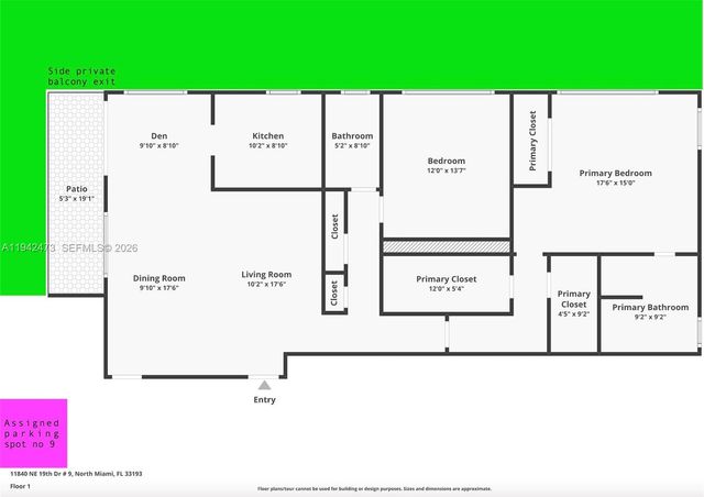 11840 NE 19th Drive 9, North Miami, FL 33181