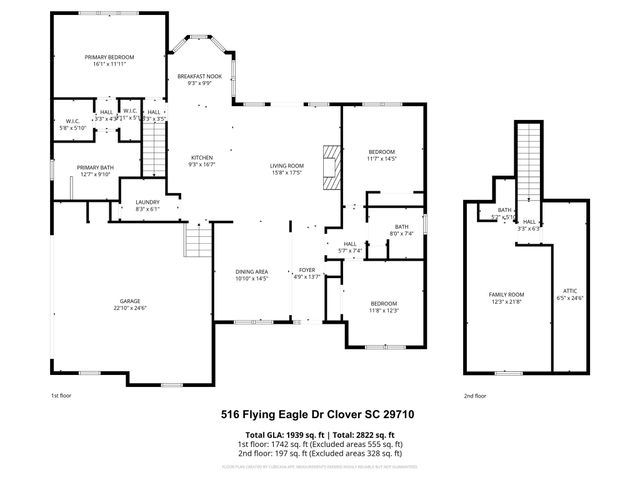 516 Flying Eagle Drive, Clover, SC 29710