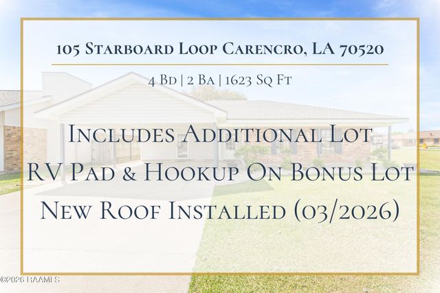 105 Starboard Loop, Carencro, LA 70520