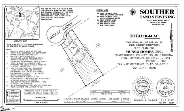 459 Dodger Avenue Lot 15, Chesnee, SC 29323
