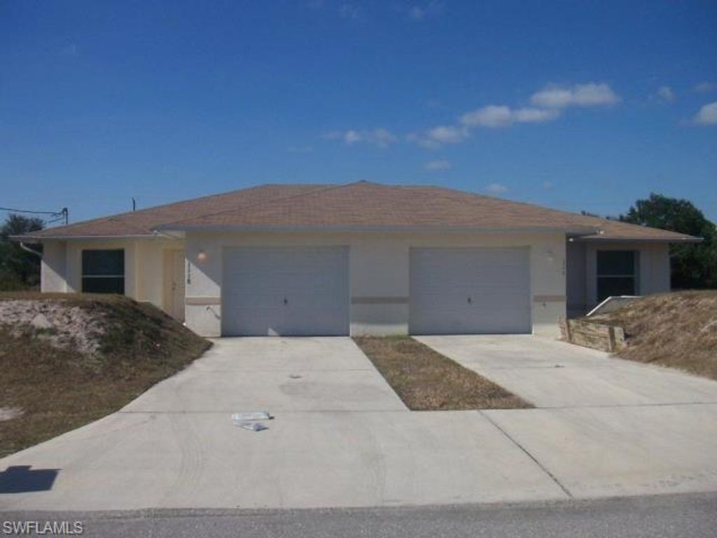 1116/1118 Ichabod AVE, LEHIGH ACRES, FL 33973 — exterior