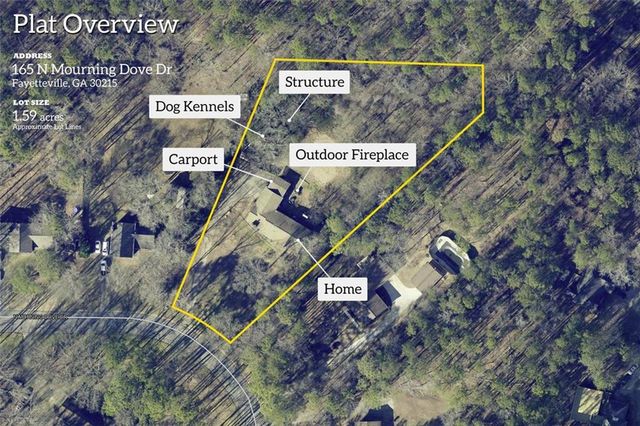 165 N MOURNING DOVE N Drive, Fayetteville, GA 30215