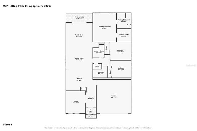937 HILLTOP PARK COURT, Apopka, FL 32703