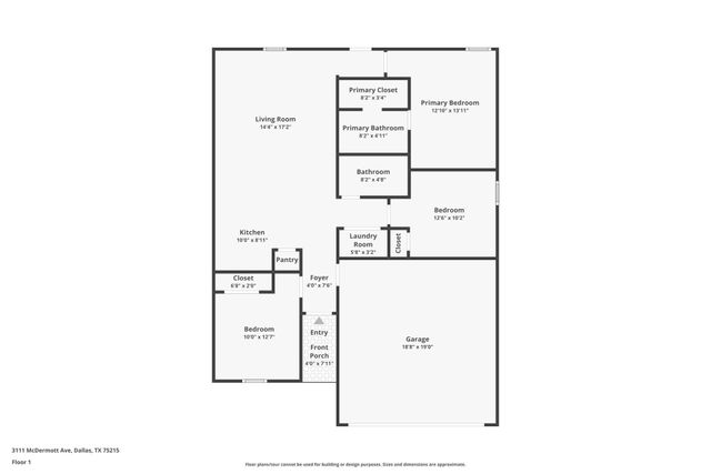 3111 Mcdermott Avenue, Dallas, TX 75215