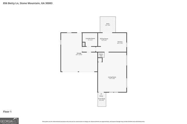 856 Betty Lane, Stone Mountain, GA 30083