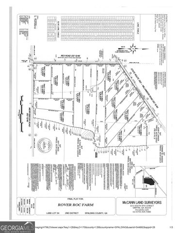 LOT 7 Rex Road, Williamson, GA 30292