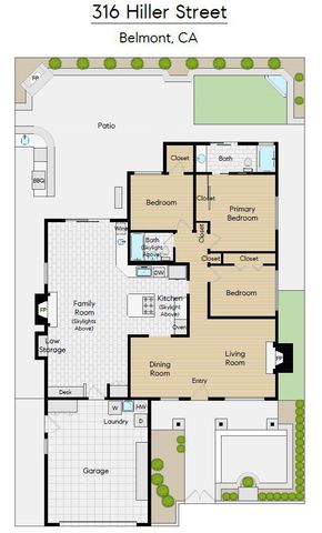 316 Hiller Street, Belmont, CA 94002