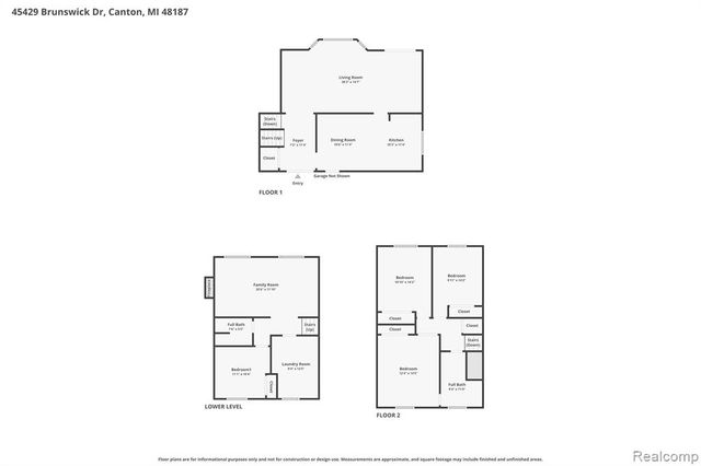 45429 Brunswick Drive, Canton, MI 48187
