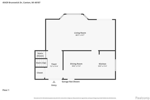45429 Brunswick Drive, Canton, MI 48187