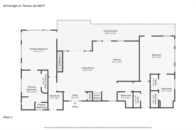 65 Cottage Lane, Toccoa, GA 30577