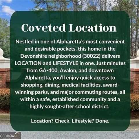 205 Devonshire Drive, Alpharetta, GA 30022