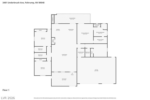 3481 Underbrush Avenue, Pahrump, NV 89048