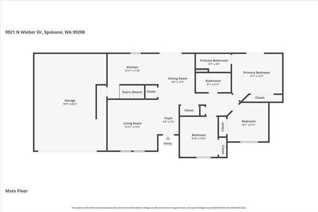 9921 N WIEBER Dr, Spokane, WA 99208